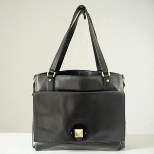 Kate spade new york  Varick Street Suede Austin black Shoulder bag Leather Tote